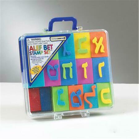 RITE LITE Alef-Bet EVA Stamp Set in Carrying Pack - Pack Of 6 TY-14445